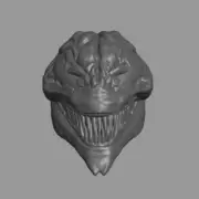 Riot Symbiote Trevor Cole custom head for Marvel Legends & other action figures