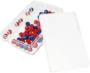 Vaguelly 2 Sets Party Toys Printed -Pong Balls Numbered Balls Bingo Calling Machine Games for Lucky Number Picking Machine Wheel Machine Prize Game Ball Plastic