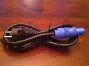 Powercon to Euro Power Cable Neutrik NAC3FCA to Euro 16A 250v TP-50
