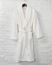 Linum Home Textiles Herringbone Weave Bathrobe