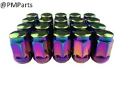 Forged Neo Chrome Rainbow Lug Nuts 12 x 1.5mm 20Pc For HONDA ACURA CIVIC (for: Honda)