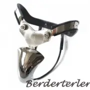 New Male Chastity Lock Pants Cbt Cage Stainless Steel Chastity Belt Device
