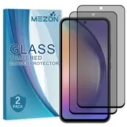 [2 Pack] Privacy Anti-Spy Full Coverage Samsung Galaxy A54 5G Tempered Glass Premium 9H HD Screen Protectors by MEZON (Galaxy A54 5G, Privacy) – FREE EXPRESS