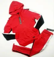 ETERNITY BC/AD RED men 2p set HOODIE & PANTS 100%AUTHENTIC size LARGE NEW RARE