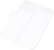 [DODAMOUR] Heat Proof Travel Pouch for Flat Iron and Curling Iron, Silicone Hair Tool Organizer Bag with Thermal Protection, Portable Styling Tool Heat Proof Mat for Home and Travel (White)