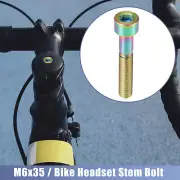 Multicolor Universal M6x35 Bike Stem Bolt Bicycle Bike Headset Stem Bolt