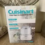 Cuisinart Frozen Yogurt Ice Cream Sorbet Maker CIM-22WPC - 1.5 Quart BRAND NEW!