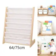 Kids Bookshelf Wood Bookcase Boys Girls Children Book Rack
