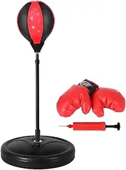 Everfit Boxing Bag Stand Set Punching Bag Gloves with Pump Height Adjustable