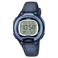 在飛比找蝦皮商城優惠-【CASIO】卡西歐 鬧鈴多時區兒童電子錶-藍 LW-203