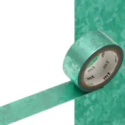 Masking Tape MT 1,5 CM Fab Metal Green Water - Green