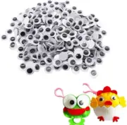 500Pcs 12Mm round Wiggle Googly Eyes Self Adhesive Animal Eyes Arts Craft Suppli