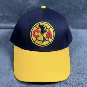 America Soccer Team Adjustable SnapBack Blue/Yellow Hat Producto Official