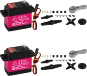 2 Pack High Torque 40KG Digital Servo, DS3240MG Full Metal Stainless Steel Gear