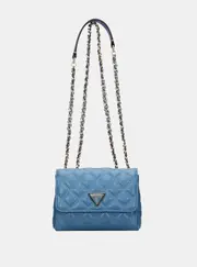 GUESS Women's Blue Giully Mini Convertible Bag