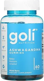 GOLI NUTRITION MIXED BERRY GUMMIES 60PK