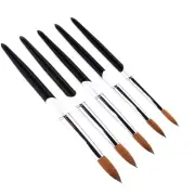 #8-16 Kolinsky Hair Sable Brush Acrylic Nail Brush Art Tool UV Gel Carving Pen G