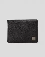 [Lucid] Lucid Men's Decreased Leather Wallet in Black One Size Black