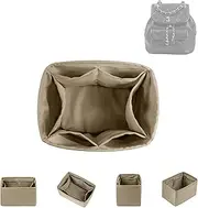 DGAZ Silk Purse Organizer Insert Fits For 22A/22C/23C/24P Chanel Duma Bags,Silky Smooth Bag Organizer(22A/22C/23C/24P Small,Gris tourterelle)