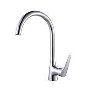 VITO BERTONI SOHO Round Kitchen Mixer Tap Lead Free - Gooseneck - Chrome