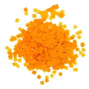 Square Paper Confetti Table Scatters - Orange