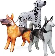 Jet Creations Dog Inflatable Animals 3 packGreat for Pool, Party Decoration, Birthday by Jet Creations AN-3DOGS