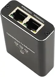 LAN Splitter Versatile Usage Scenarios 1000Mbps Transmission Rate RJ45 Splitter Easy Portability for Multiple Devices