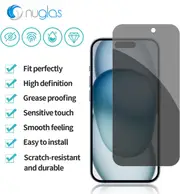 Screen Protector Nuglas 2.5D Privacy Anti-Spy Glass For iPhone 16 Pro
