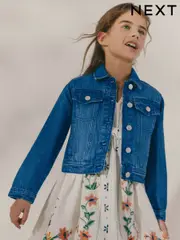 Denim Bright Blue Western 100% Cotton Jacket (3-16yrs) (E33638) | $43 - $56