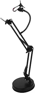 LABRIMP Adjustable Height Desktop Microphone Stand Sturdy and Portable Mic Holder Arm Support for Consistent Audio Quality for Streaming Podcasting and Recording