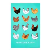 Fortnum & Mason x Arthur Parkinson Chickens Tea Towel NWT