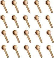Generic 20-Pcs Mini Wooden Spoon Set, Wooden Cooking Spoon, Suitable for Kitchen Utensils, Wooden Spoons for Cooking