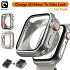 For Apple Watch Full Cover Case Screen Protector Series 9 8 7 6 45 44 Like Ultra