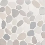 Mix Blend Sliced Pebble Mosaic Wall & Floor Tile ($10.16/SqFt)