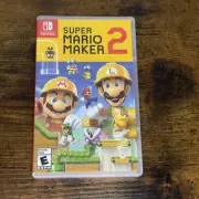 Replacement Case (NO GAME) Super Mario Maker 2 Nintendo Switch