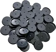 Ｓｉｍｈｏａ Miniature Model Bases Set 25mm for Dolls, Wargaming Figure Storage Options, 100pcs