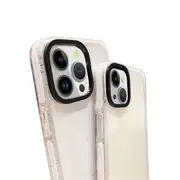 For Iphone 15 Kingsteel Wolf Colour Point Transparent Phone Case