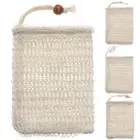 Shower Bath Exfoliator Soap Saver Bag Blister Mesh Foaming Net Pouch Soap Saver