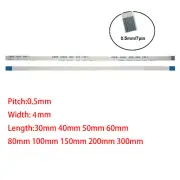 7Pin 0.5mm Pitch FFC FPC Flexible Flat Cable AWM VW-1 20624 80C 60V A B Type