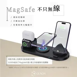 GUXON 多功能無線充電盤 充電器 無線充電盤 無線充電 airpods apple watch 充電 充電頭 充電座