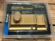 Mintcraft Security Brass Night Lock Single Rim Deadlock Home Door SECURITY House
