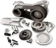 Belt Drives EVOB-11S-A 3" Electric Start 8mm Belt Drive with Lock-Up Clutch