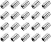 uxcell 20pcs Wire Thread Inserts 1/4-28 UNF 3D(3/4") 304 Stainless Steel Helical Type Coiled Thread Repair Kit Wire Screw Threaded Sleeve Sheath for Mechanical Equipment