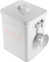 BRIGHTFUFU 1Pc Rice Storage Bucket Airtight Kitchen Flour Organizer Moisture Rice Tank for Safe Storage of Rice Flour and Coarse Cereals Stylish Design for Home Use