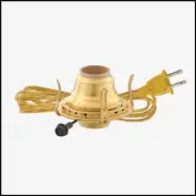 ELECTRIC CONVERTOR BURNER FITS OLD KEROSENE OIL LAMPS WITH #2 THREADS - NEW