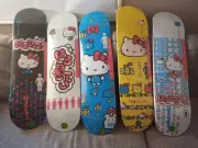 New rare 5 pack collectable sanrio 45th Hello Kitty Girl anime Skateboards decks