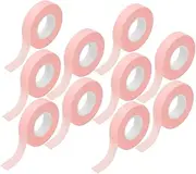 Housoutil 10pcs Eyelash Extensions Tape Breathable Grafting Tapes for Eyelash Application Easy to Tear and Cut for Lower Lashes and Fluttering Eyelids