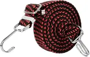 GANAZONO 1pc Widened Elastic Luggage Straps with Hook Durable Bungee Cord for Bike Motorcycle for Securing Heavy Luggage Easy to Carry