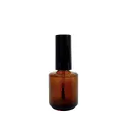 Empty Dark Glass Nail Gel Polish Liquid Art Bottle Refillable Container 15ml