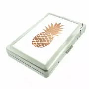 Pineapple Em5 Cigarette Case with Built in Lighter Metal Wallet